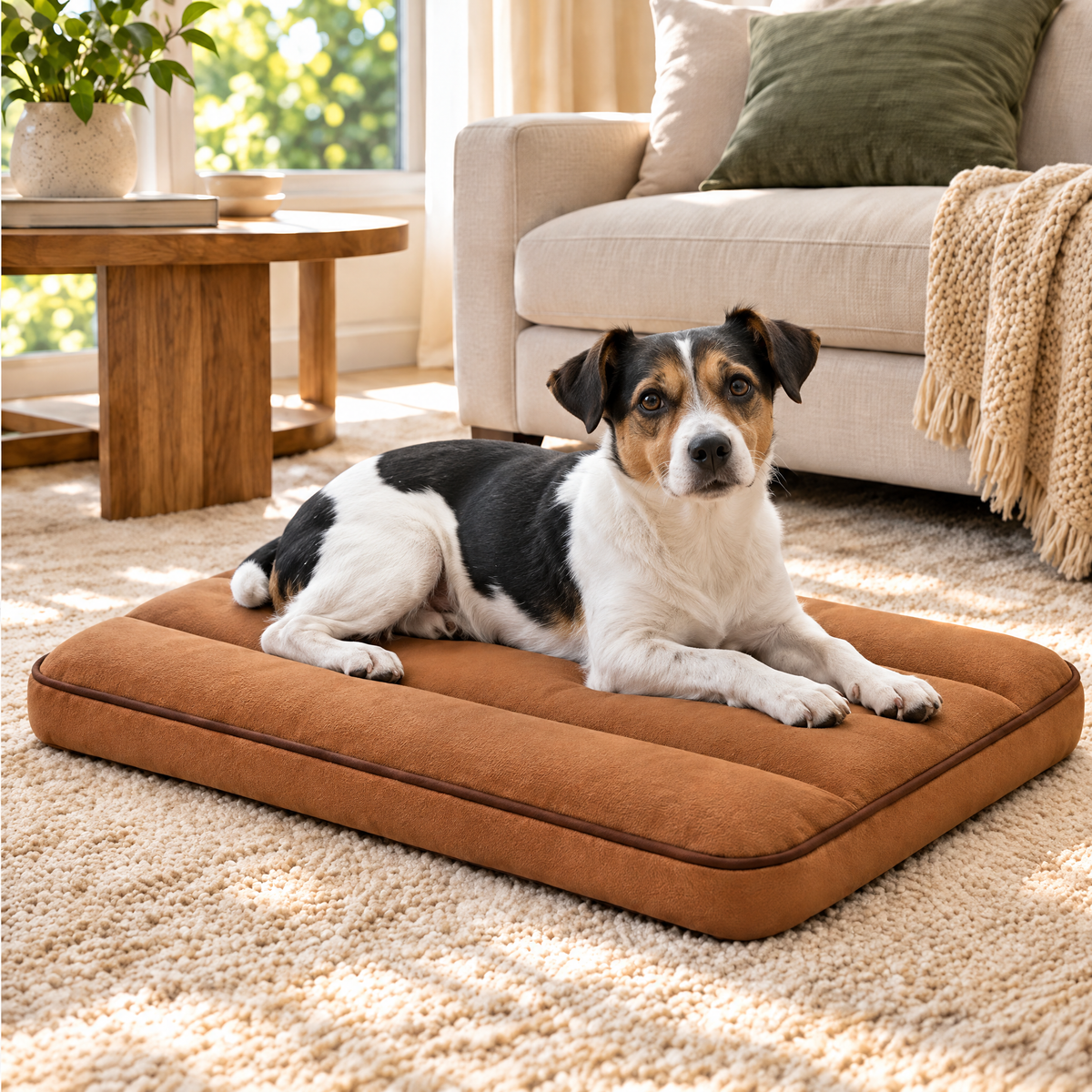 Elwooda™ Cinnamon Channel Quilted Pet Mat
