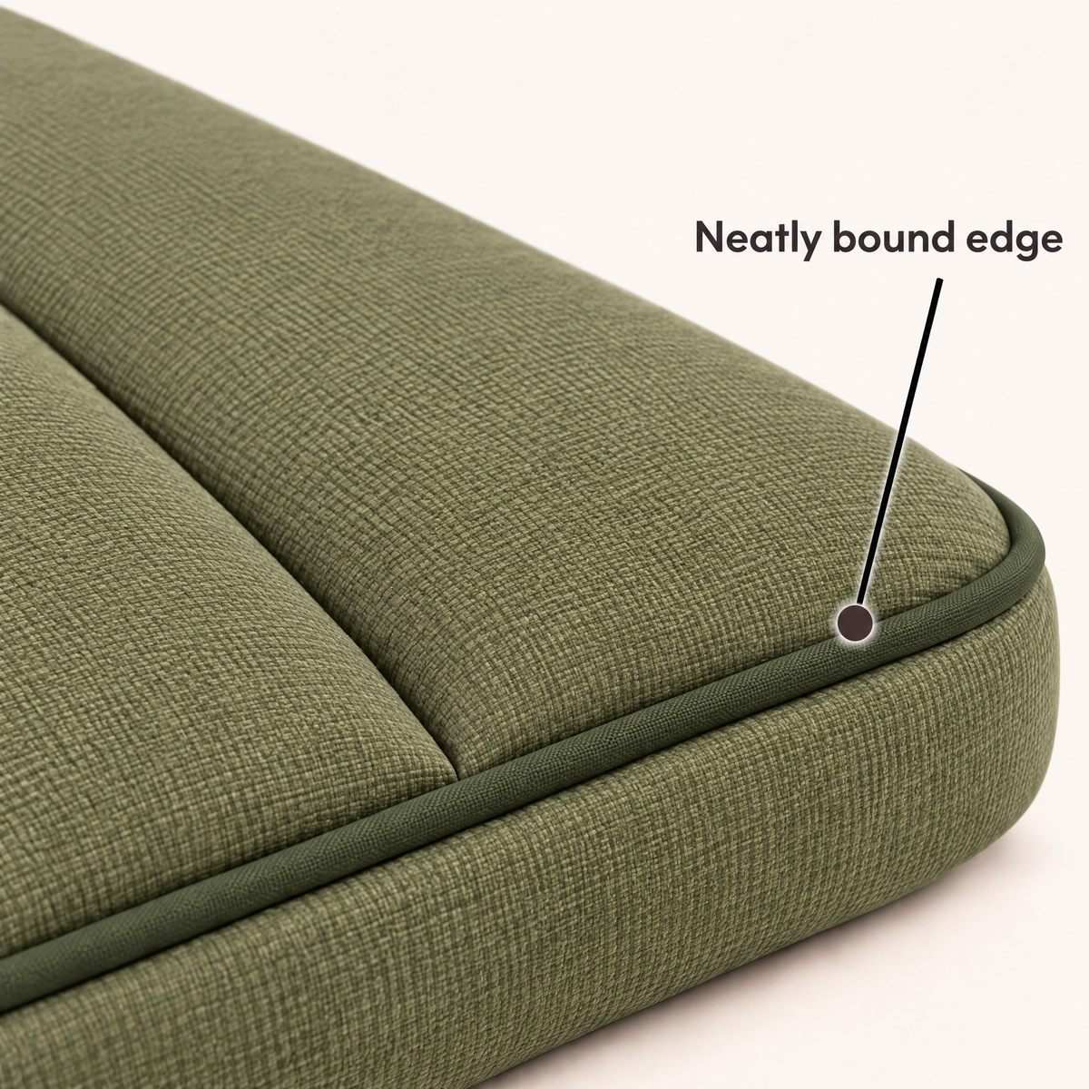 Elwooda™ Olive Channel Quilted Pet Mat