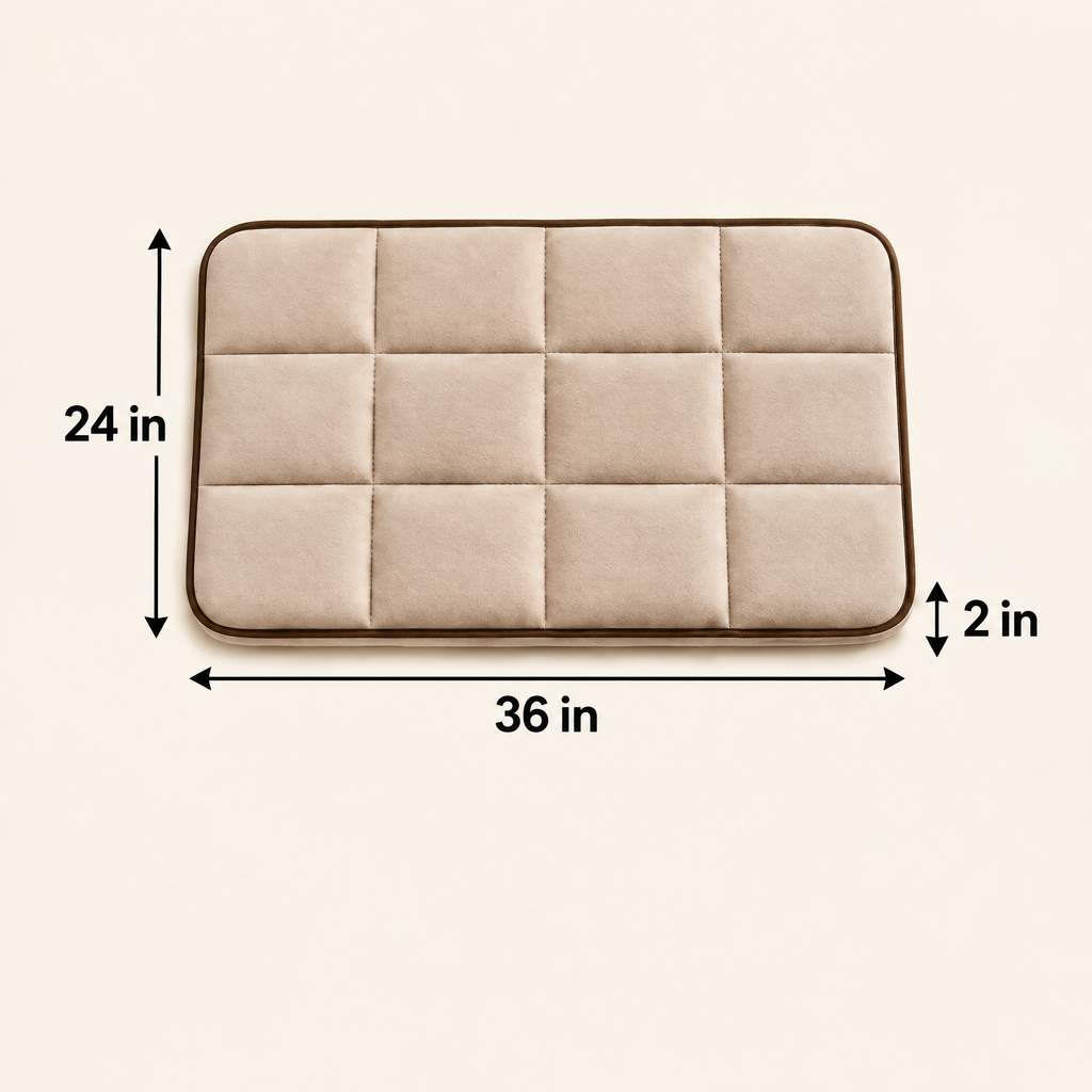 Elwooda™ Oatmeal Quilted Pet Mat