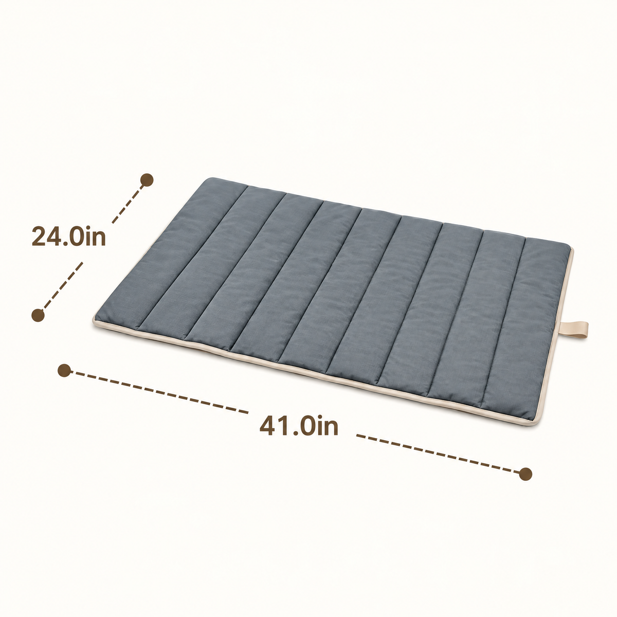Elwooda™ Slate Gray Foldable Travel Pet Mat