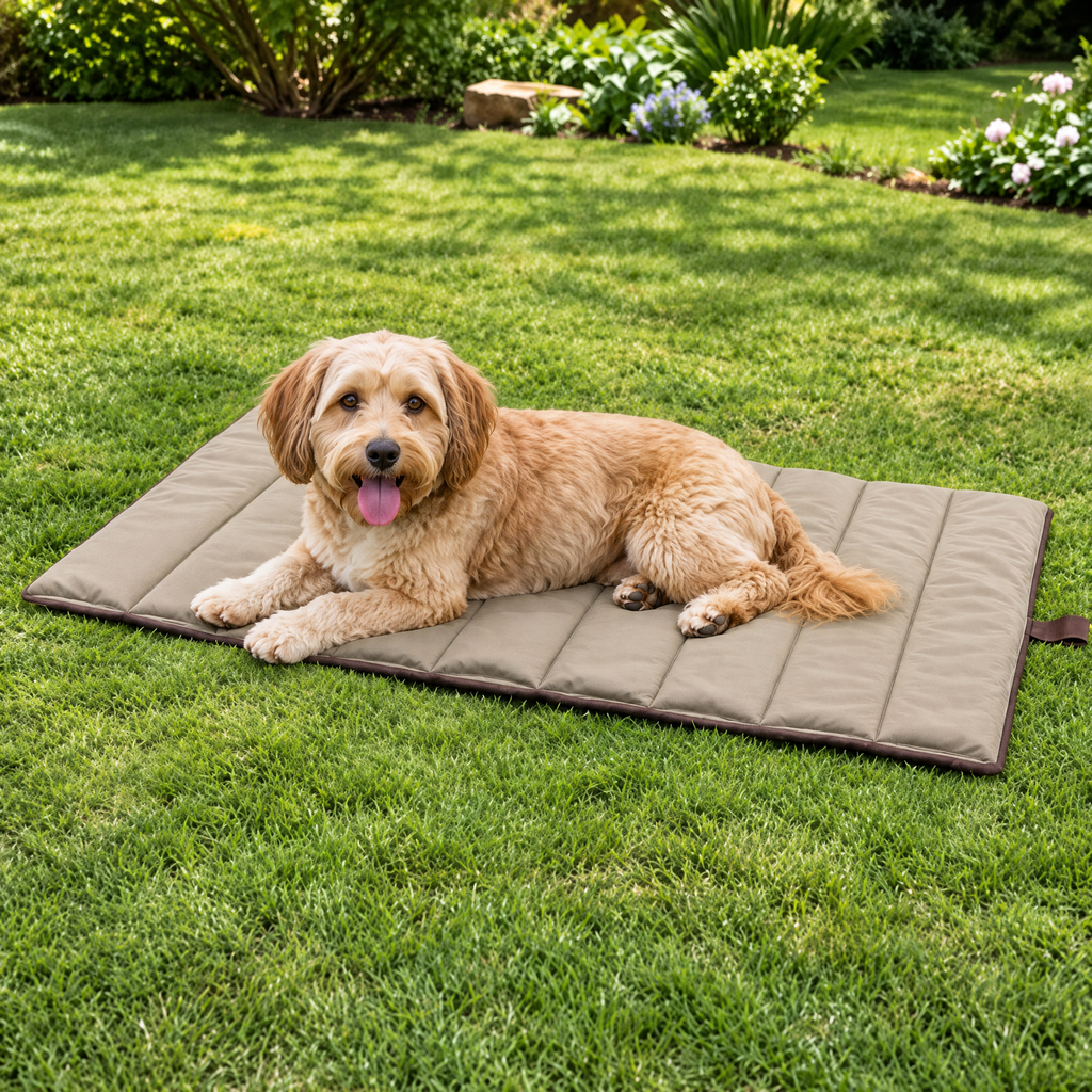 Elwooda™ Sand Foldable Travel Pet Mat