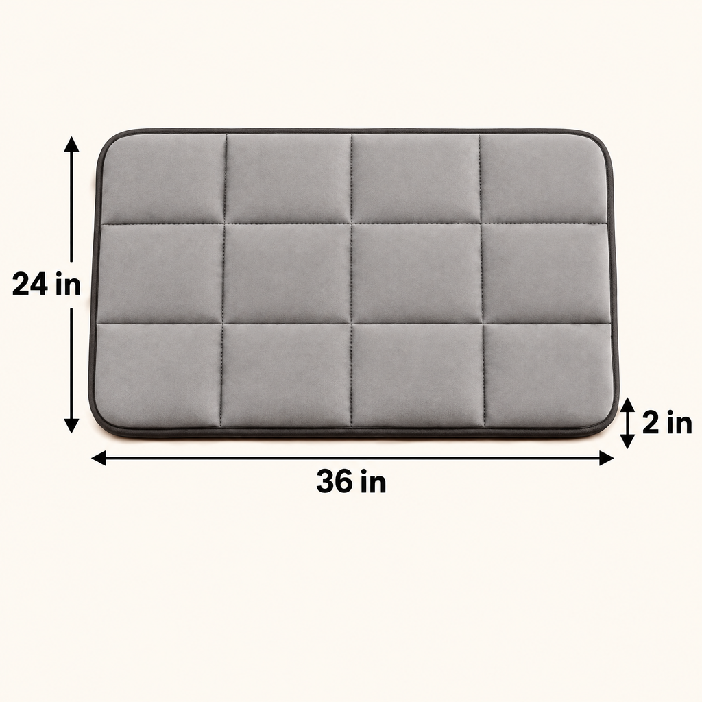 Elwooda™ Gray Quilted Pet Mat