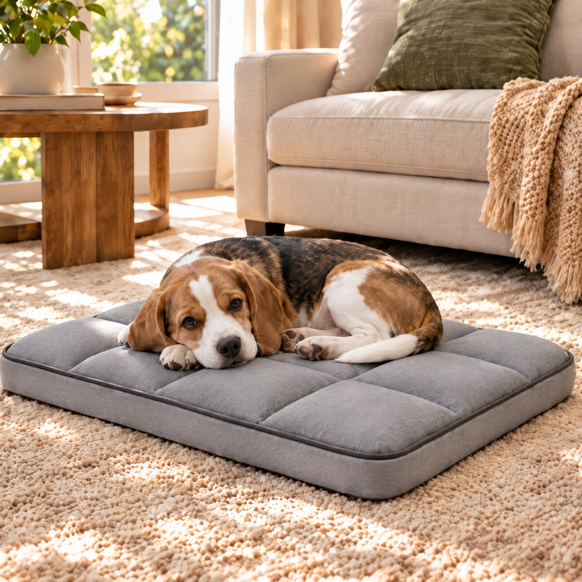Elwooda™ Gray Quilted Pet Mat